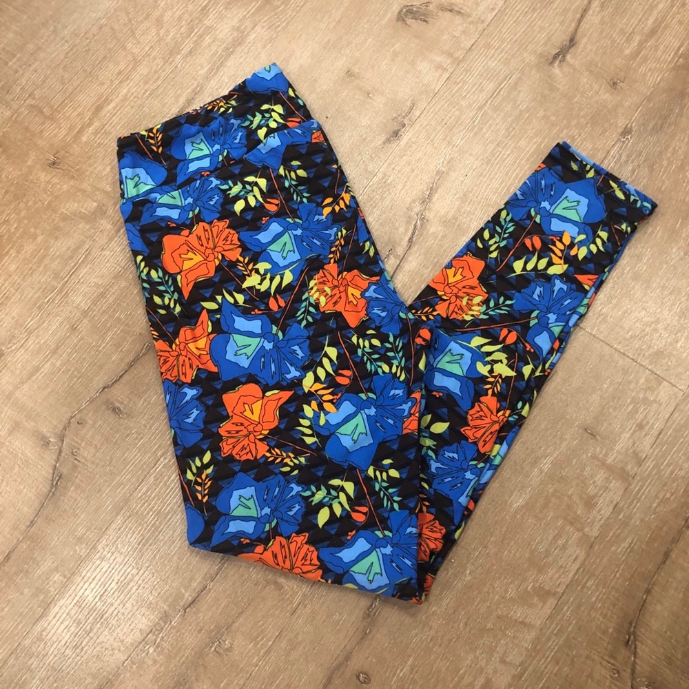 Lularoe TC Floral Print Leggings